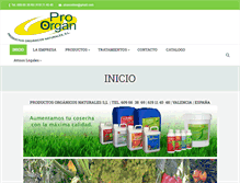 Tablet Screenshot of pro-organ.com